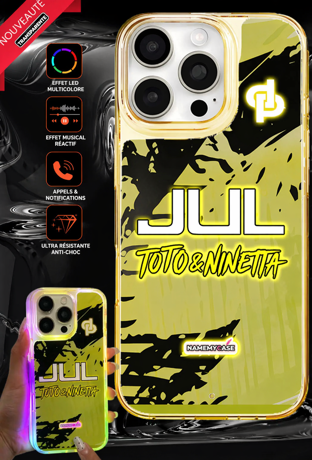 Coque Iphone LED - JUL ROSE