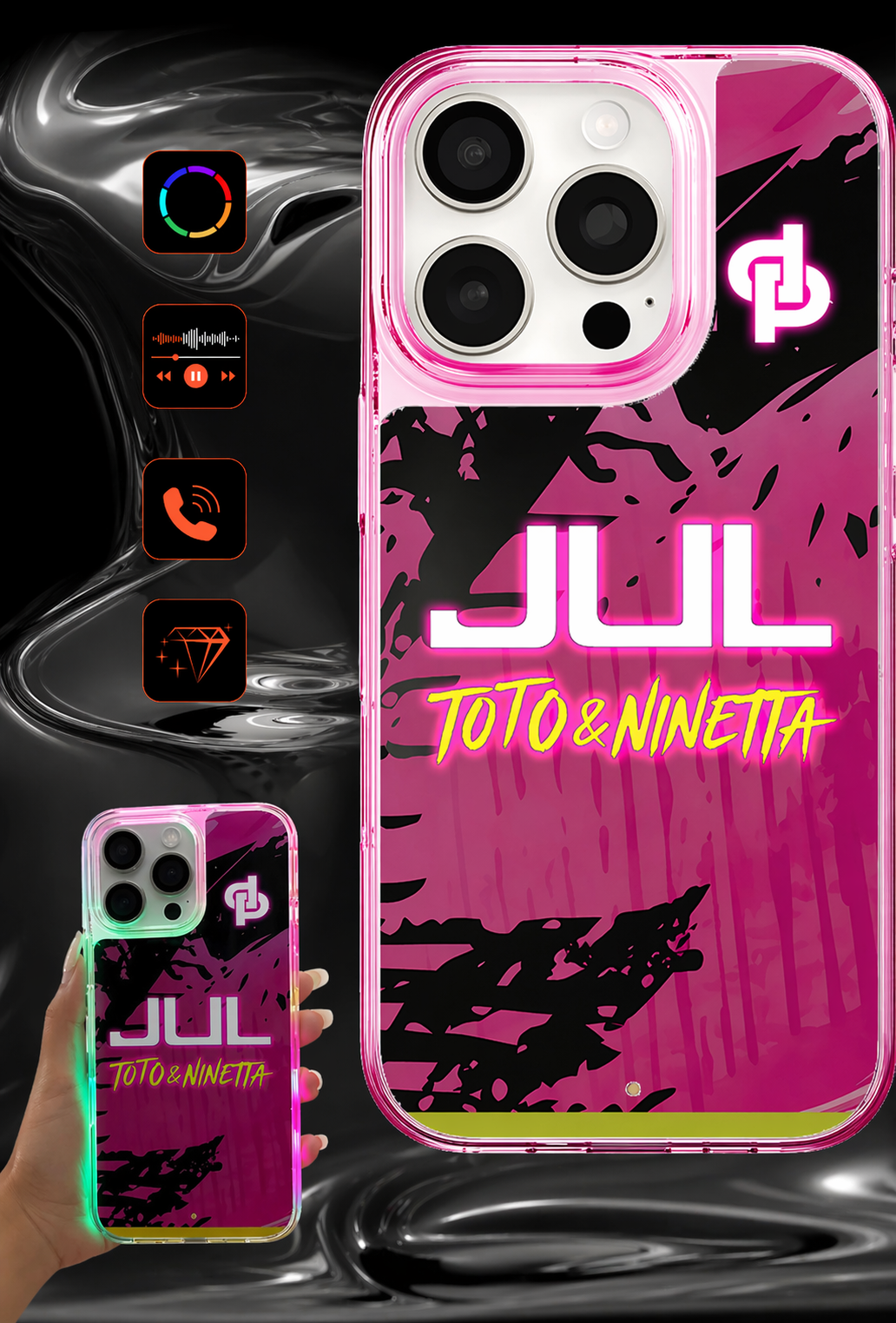 Coque Iphone LED - JUL ROSE